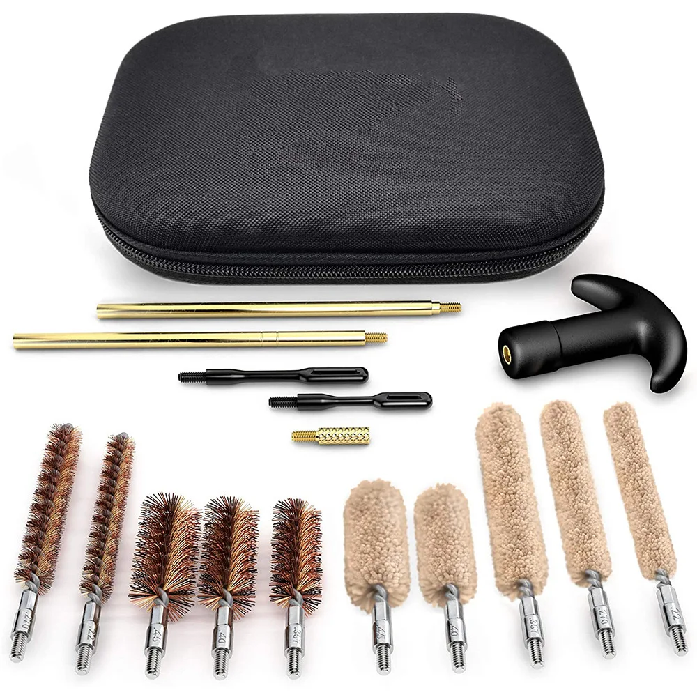 Outdoor AR15 Pipe Cleaning brush Tool Cleaning set Cloth bagged pipe dredging cleaning brush