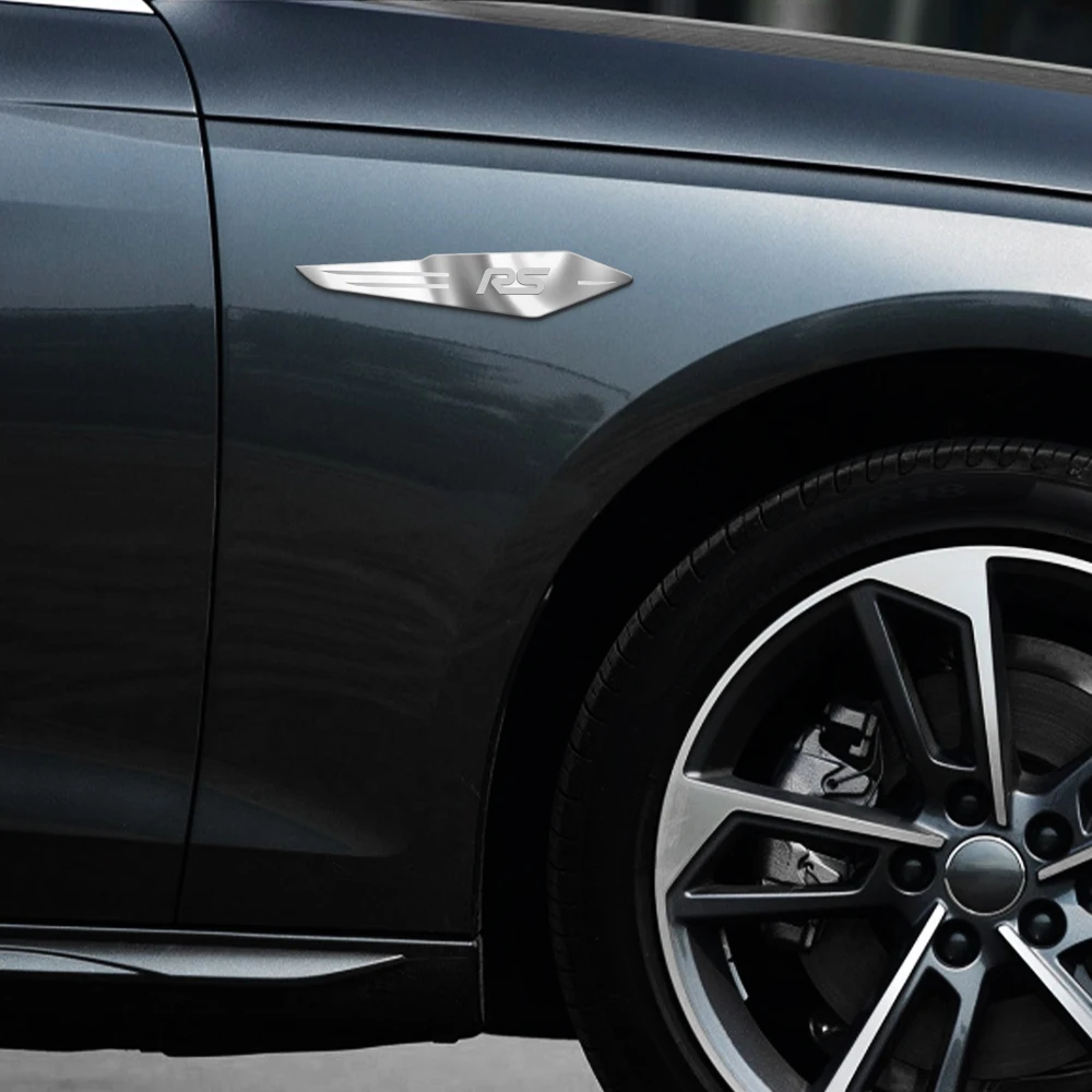 Универсальное автомобильное зеркало лезвие кузова дверь боковой значок