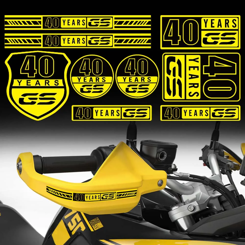 

Мотоциклетная наклейка на руку, 40 лет, аксессуары GS Faring Shock, наклейка для BMW F650/700/800/850GS G310GS R1200/1250GS Adventure