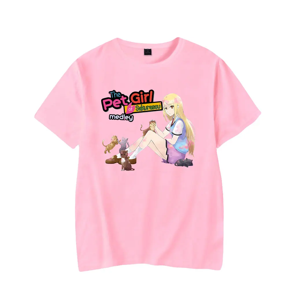 

The Pet Girl of Sakurasou Short Sleeve T-shirts Casual Hipster Influencer Unique Tee Shirt Unisex Fashion Printing Streetwear