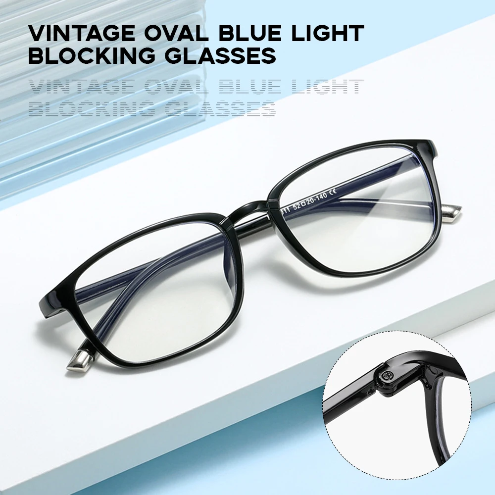 

Classic Rectangular Rim Computer Glasses Unisex Blue Light Blocking Eyeglass Reduce Eye Fatigue Fashionable Women Men Accessorie
