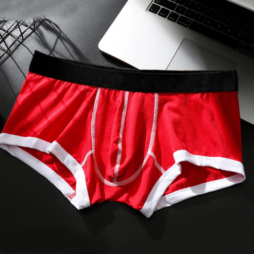 

Mens Boys Sexy Underwear Boxer Briefs Cotton Breathable Shorts U Convex Pouch Panties Boxershorts Lingerie Шорты Мужские