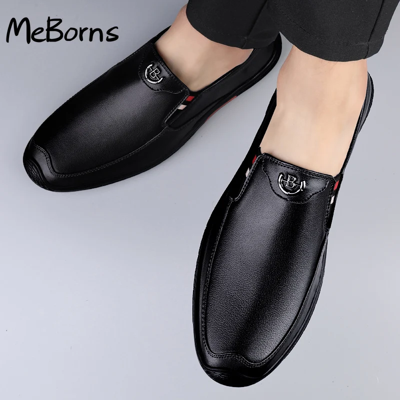 

Luxury Genuine Leather Loafers Breathable Comfortable Men Loafers Moccasins Driving Shoes Men Casual Shoes Mens Dress Shoes