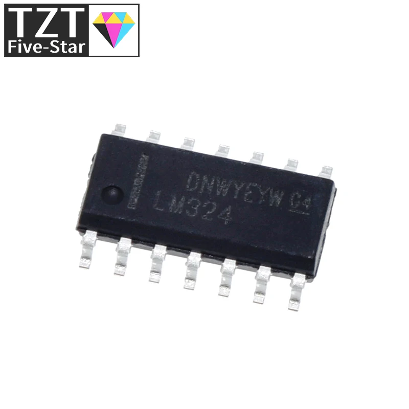 10 шт. LM324DR SOP14 LM324 SOP SMD LM324DR2G LM324DT SOP-14 новая и оригинальная интегральная схема