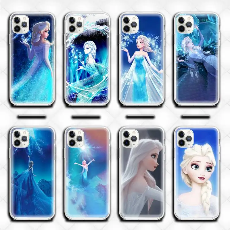 

Cartoon Disney Princess Isa Phone Case For iphone 14 Plus 13 12 Mini 11 Pro Max XS X XR Soft Transparent Cover