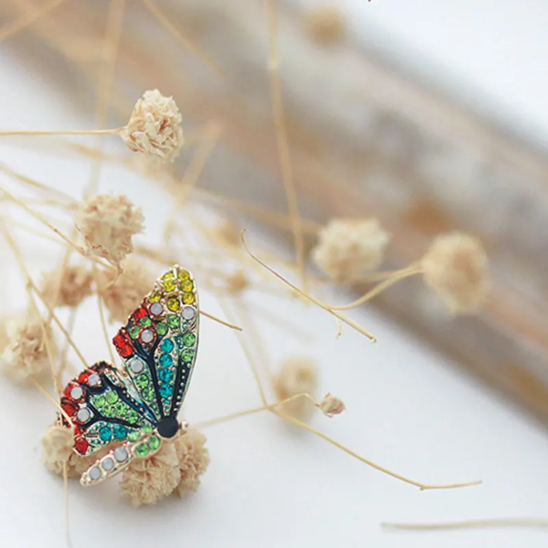 Женские серьги в виде бабочек с изображением сказки | Украшения и аксессуары