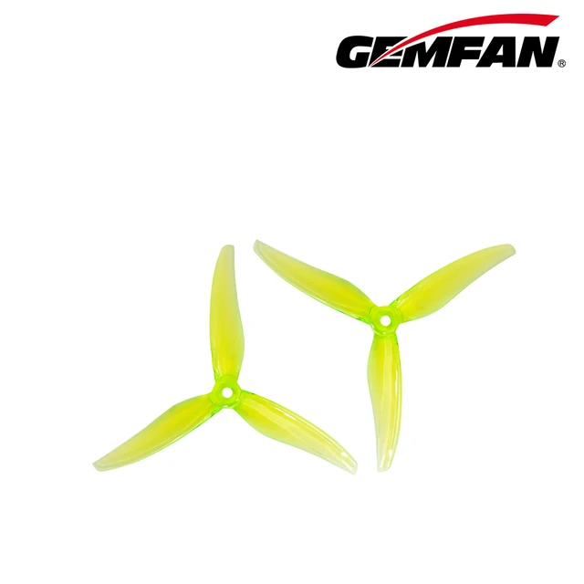 Gemfan FURY 5131.0-3 PC Durable Radioactive Yellow propeller