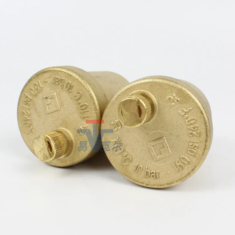 E121 Автоматический выпускной клапан Dn15 нагревательный медный для водопроводной