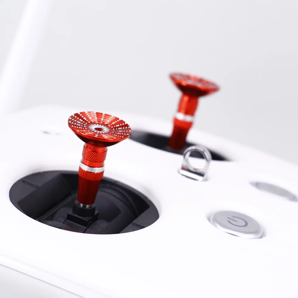 Пульт дистанционного управления Rocker Thumb Stick Red Aluminum для DJI Phantom 3 /4 Drone аксессуар Inspire