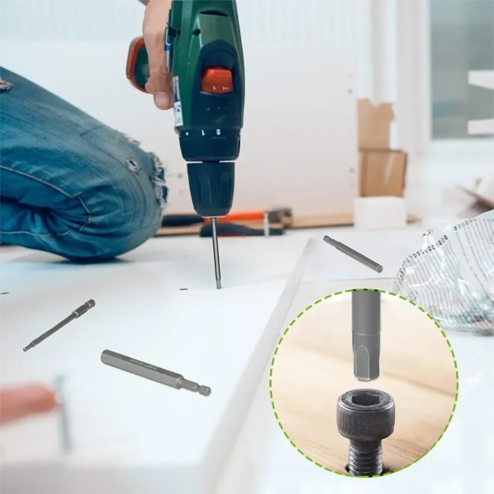 50/36 шт. 75 мм удлиненная магнитная отвертка набор бит с защитной головкой 1/4 набора