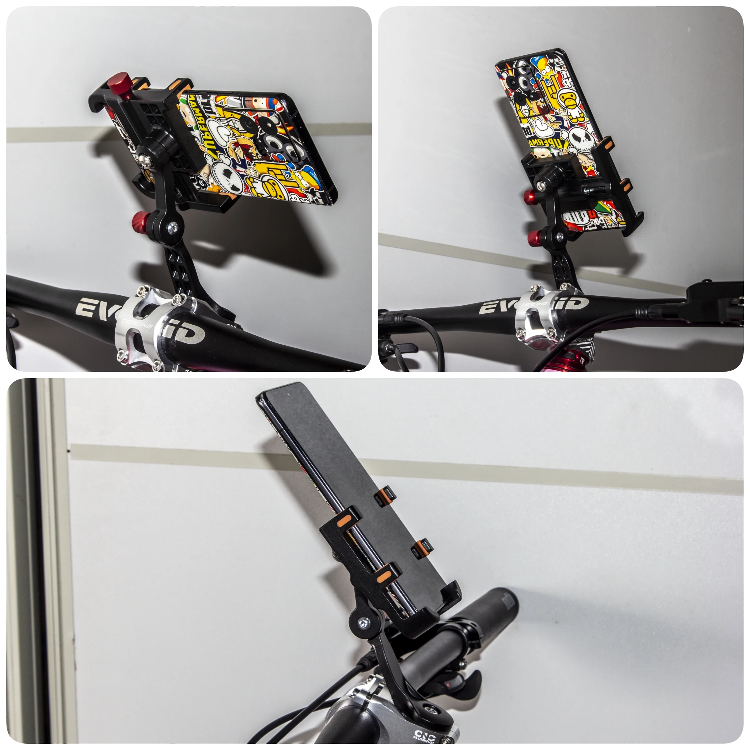 Держатель для телефона из алюминиевого сплава вращающийся на 360 °