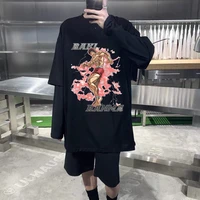 japan anime yujiro baki hanma t shirt fashion premium grappler fighting fighter t shirts birthday gift men women cotton tshirt