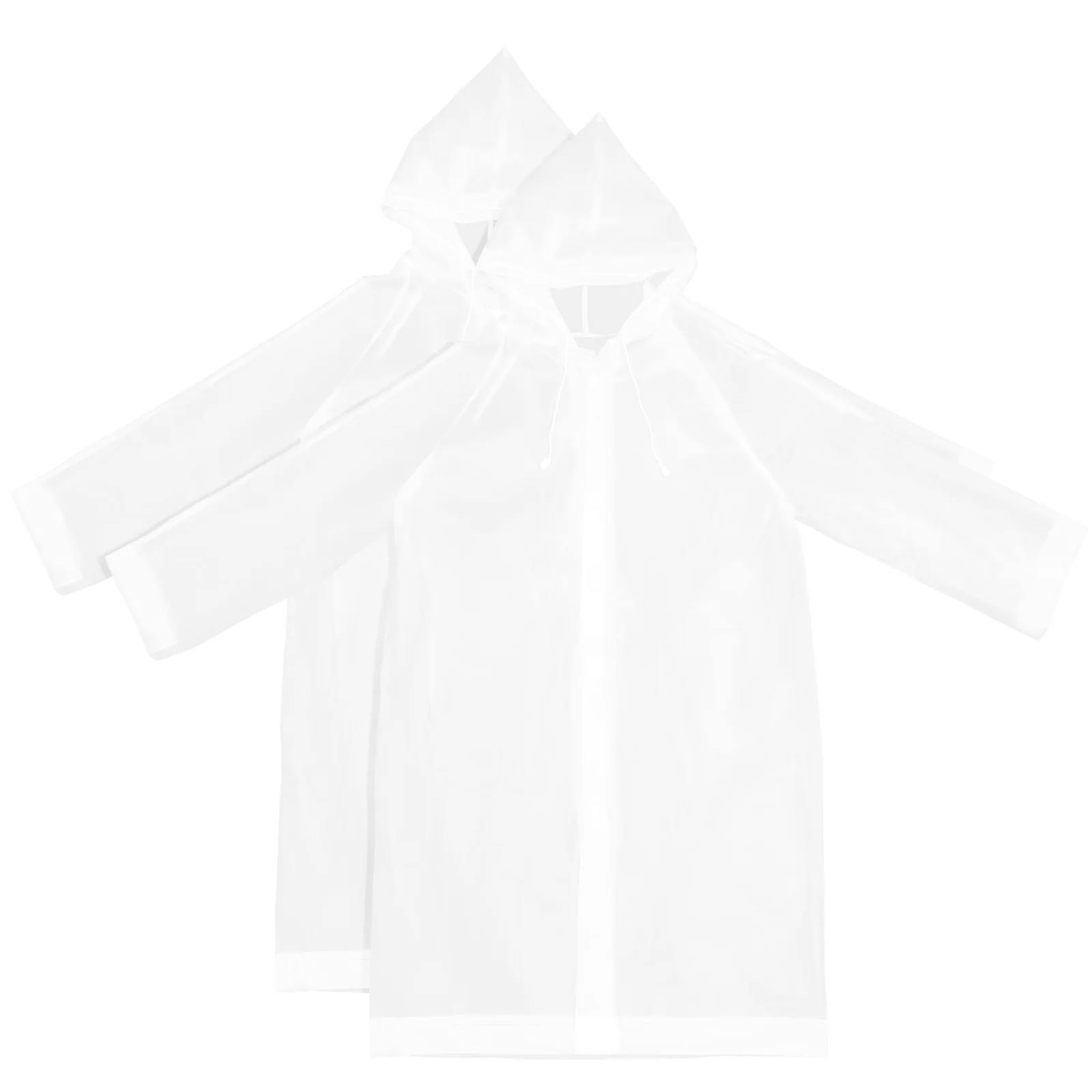 

2 Pcs Rain Jackets Kids Unisex Supply Raincoat Cartoon Peva Waterproof Child Rainwear Professional Cape