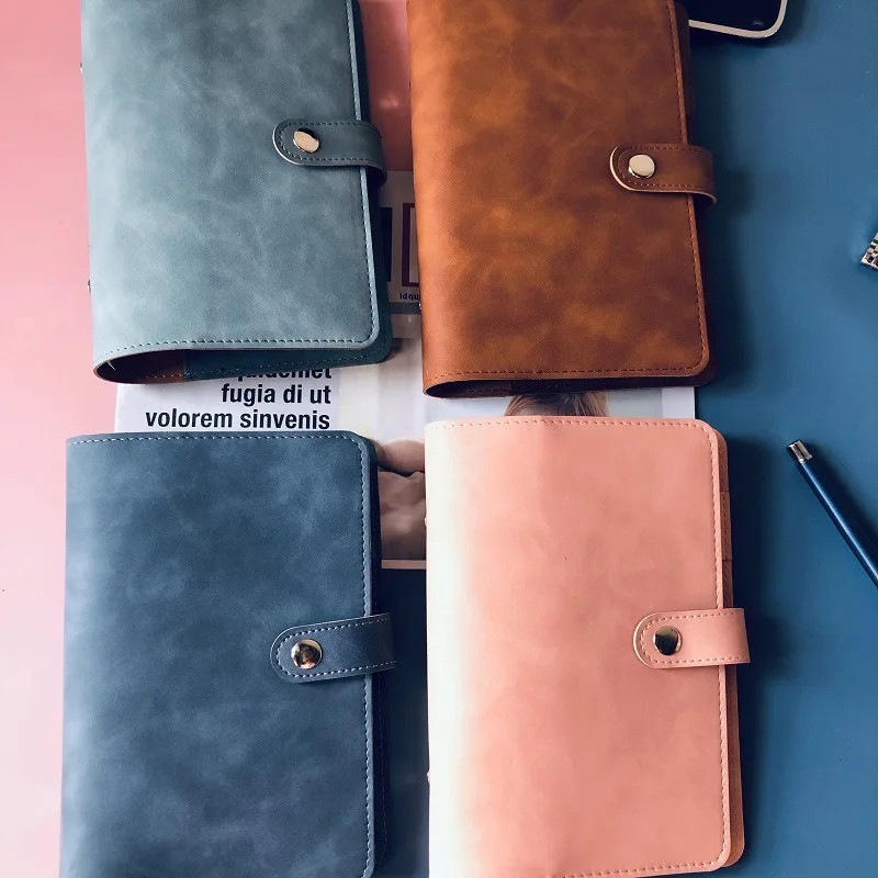 

Soft Pu Leather-proof A5 A6 Notebook Diary Schedule Schedule Diary Journal Binder Cute School Supplies Macaron Notebook Notebook