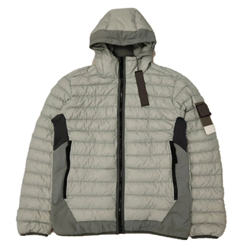 Autumn Winter Fashion Ultra Light Duck Down Jacket Mens Korean Streetwear Feather Coat Hooded Down Jackets Warm Men Clothes