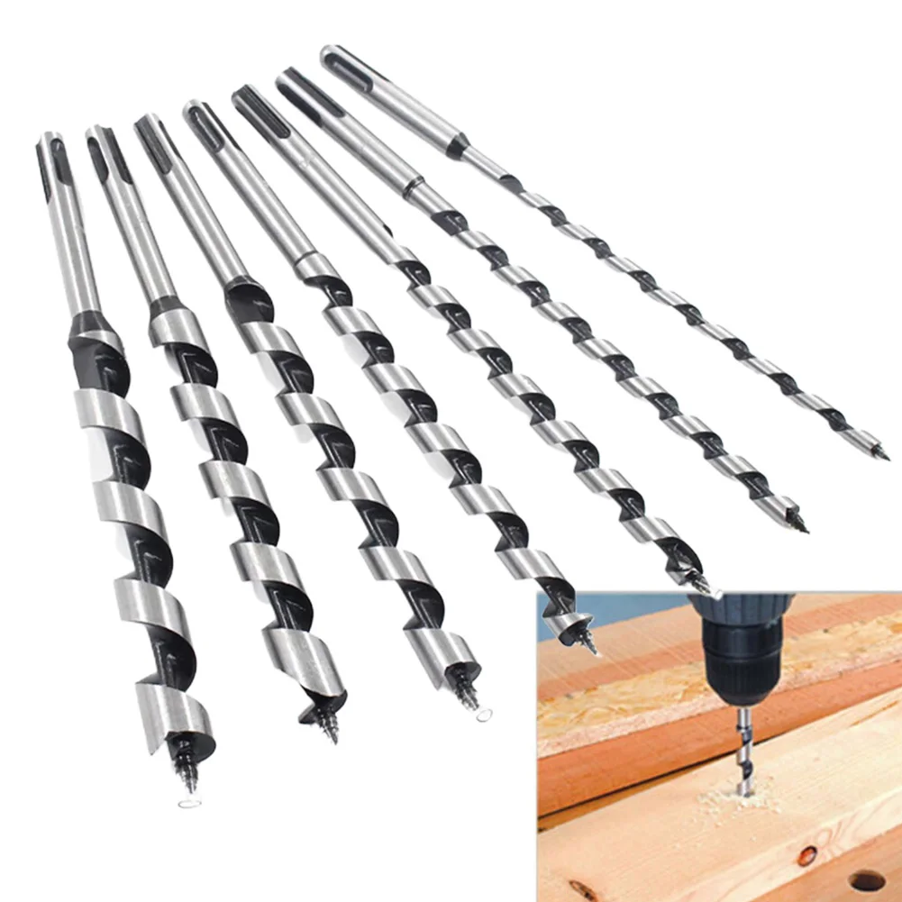 

7 Pcs Drill Bit 9 Inch Wall Hole Saw Drilling Carbon Steel 6-18mm 230mm SDS PLUS Shank Renovator Woodworking Tools Accessories