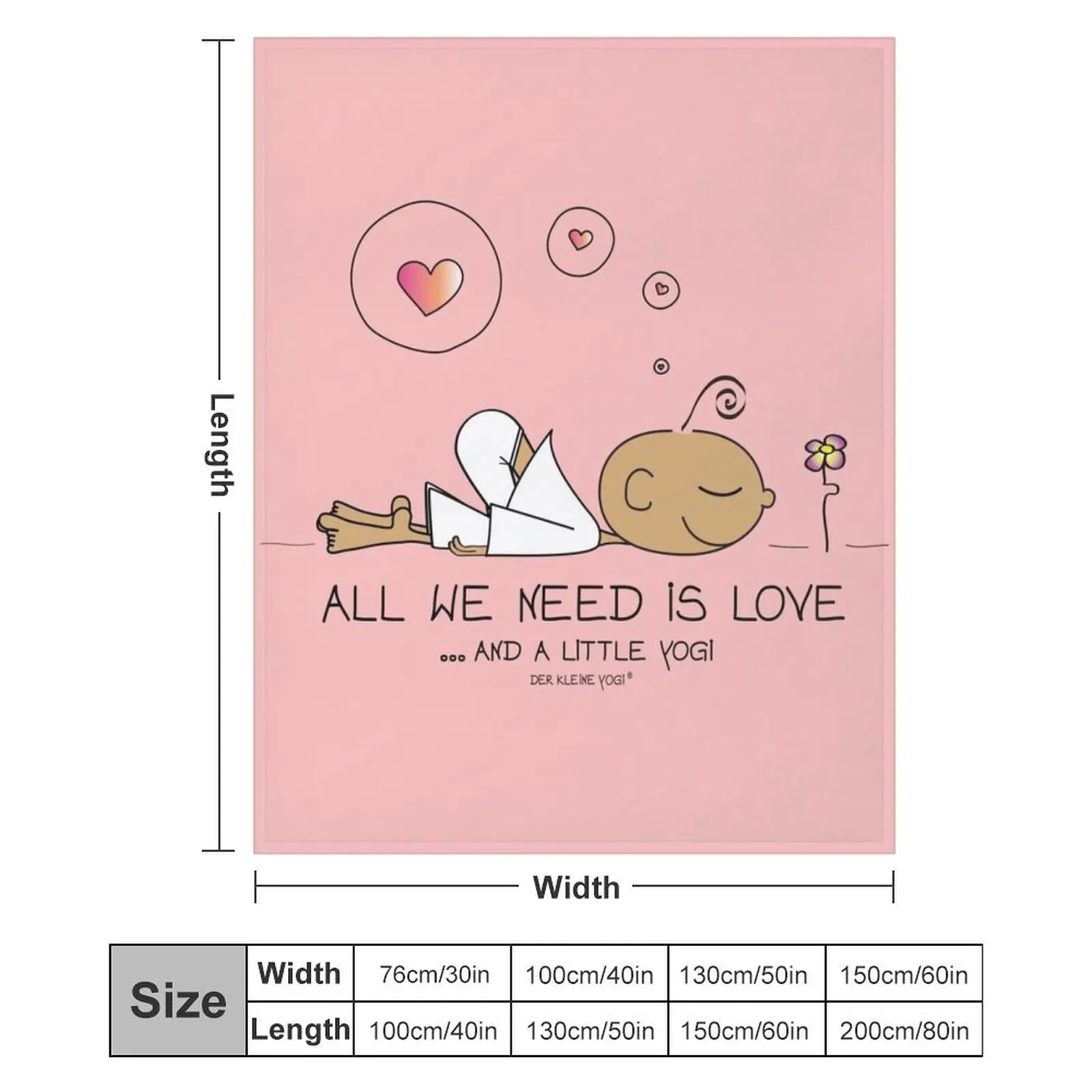 Все что нужно это любовь и маленький. Одеяло для йоги. Декоративные детские
