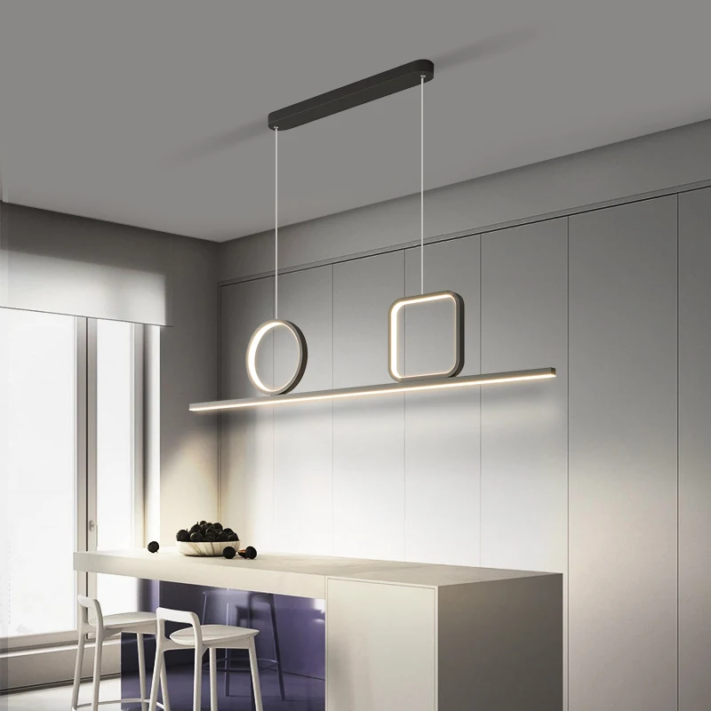 

Modern Minimalist Led Chandelier Dining Room Light Living Bedroom Study Lamps New Home Indoor Lighting Decor Chandelier Fixtures