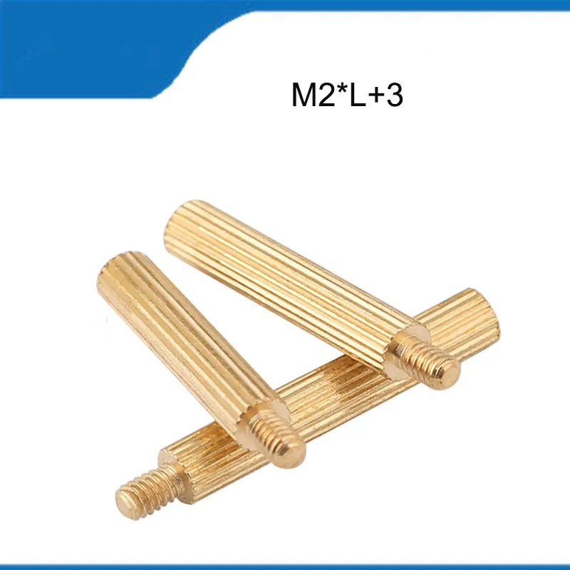 

High Quality M2*L+3 20PCS Copper Column Screw Round Security Copper Column Camera Stud Single Head Copper Column