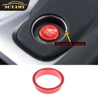 one click start decoration circle stickers start up engine button decal for nissan gtr r35 2008 2016 car interior accessories