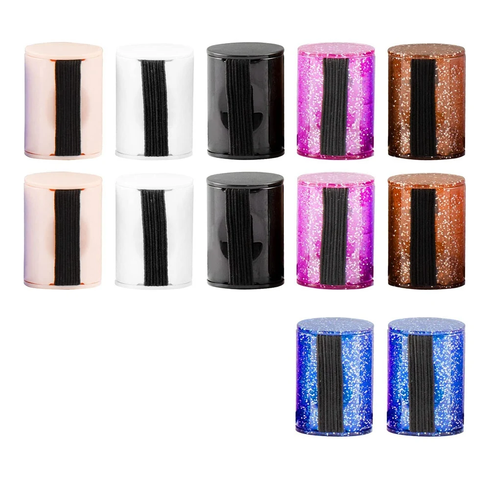 

12 Pcs Universal Plastic Assorted Finger Shakers Mini Percussions for Guitar, Ukulele and Banjo