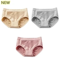 summer sexy panties casualsexy breathable shorts for women grey pink high elastic womens cotton fashion clothes 3 pcsset