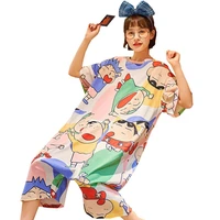 onsie pajama nightdress summer short sleeve sleep jumpsuit loose cotton womens onesie