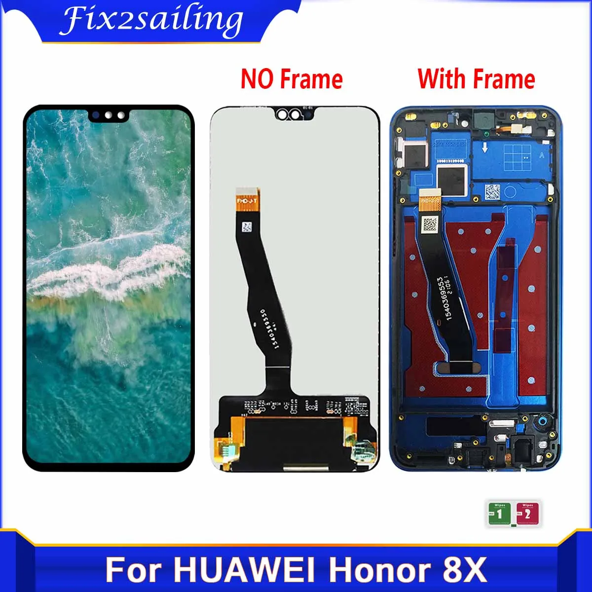 ЖК-дисплей 6 5 дюйма для Huawei Honor 8X сенсорный экран дигитайзер в сборе запасные
