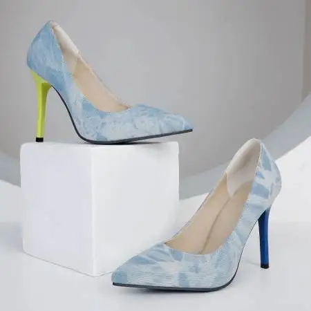 

Oversize Large size Big Size Pointed thin heel shoes ladies high heels women shoes woman pumps