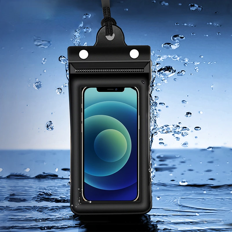 

Free Shipping Waterproof Case For iPhone 13 12 11 Pro Xs Max 2021 New mi Protective Phone Pouch Swimming Water proof Cover