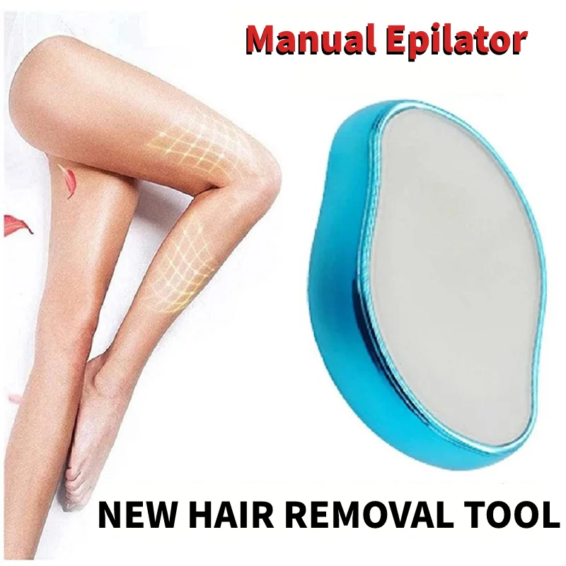 

Crystal Hair Removal Stone Hair Remover Physical Painless Painless Safe Epilator Easy Cleaning Reusable Body Depilation Tool