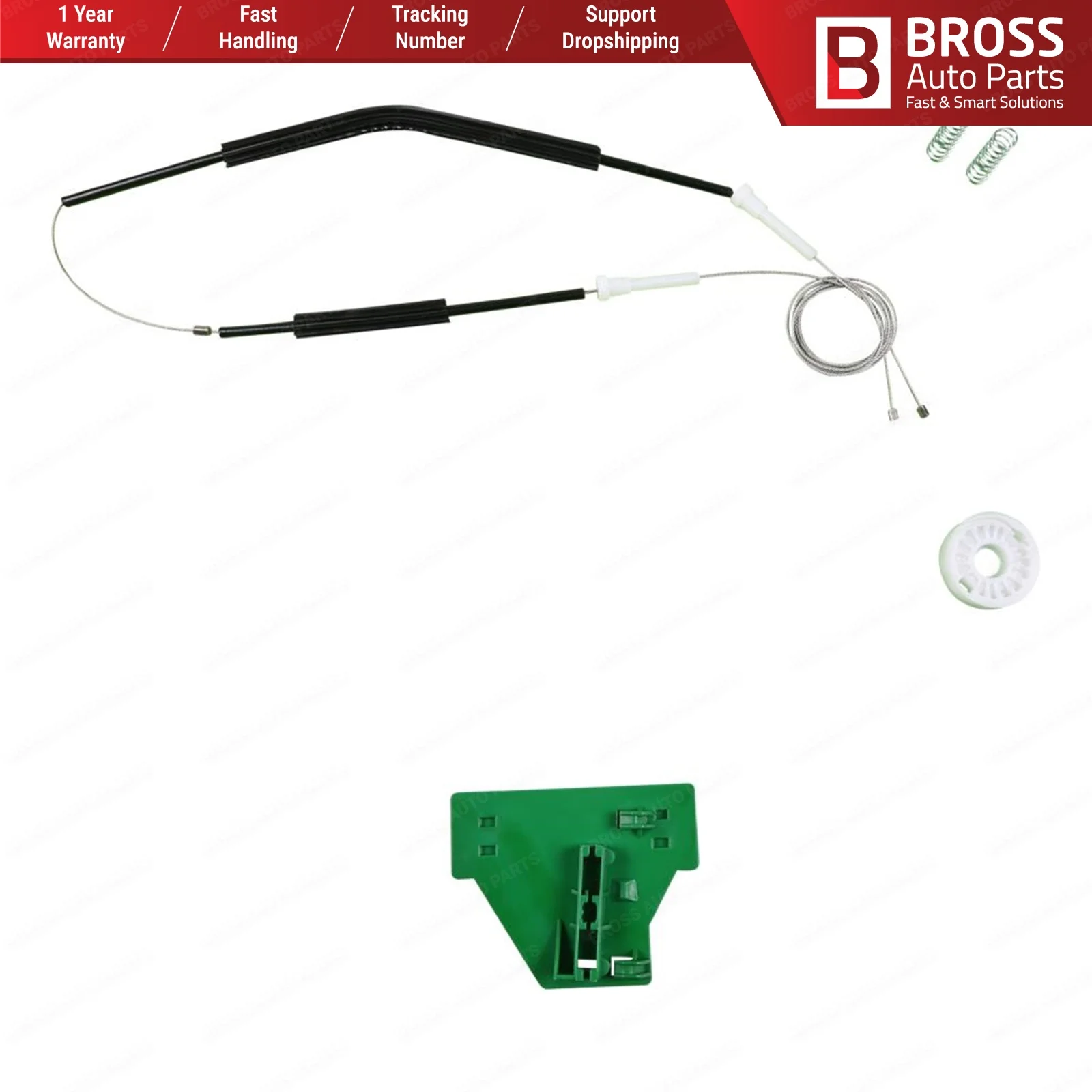 Bross автозапчасти BWR307 электрическая мощность регулятор окна Ремонтный комплект