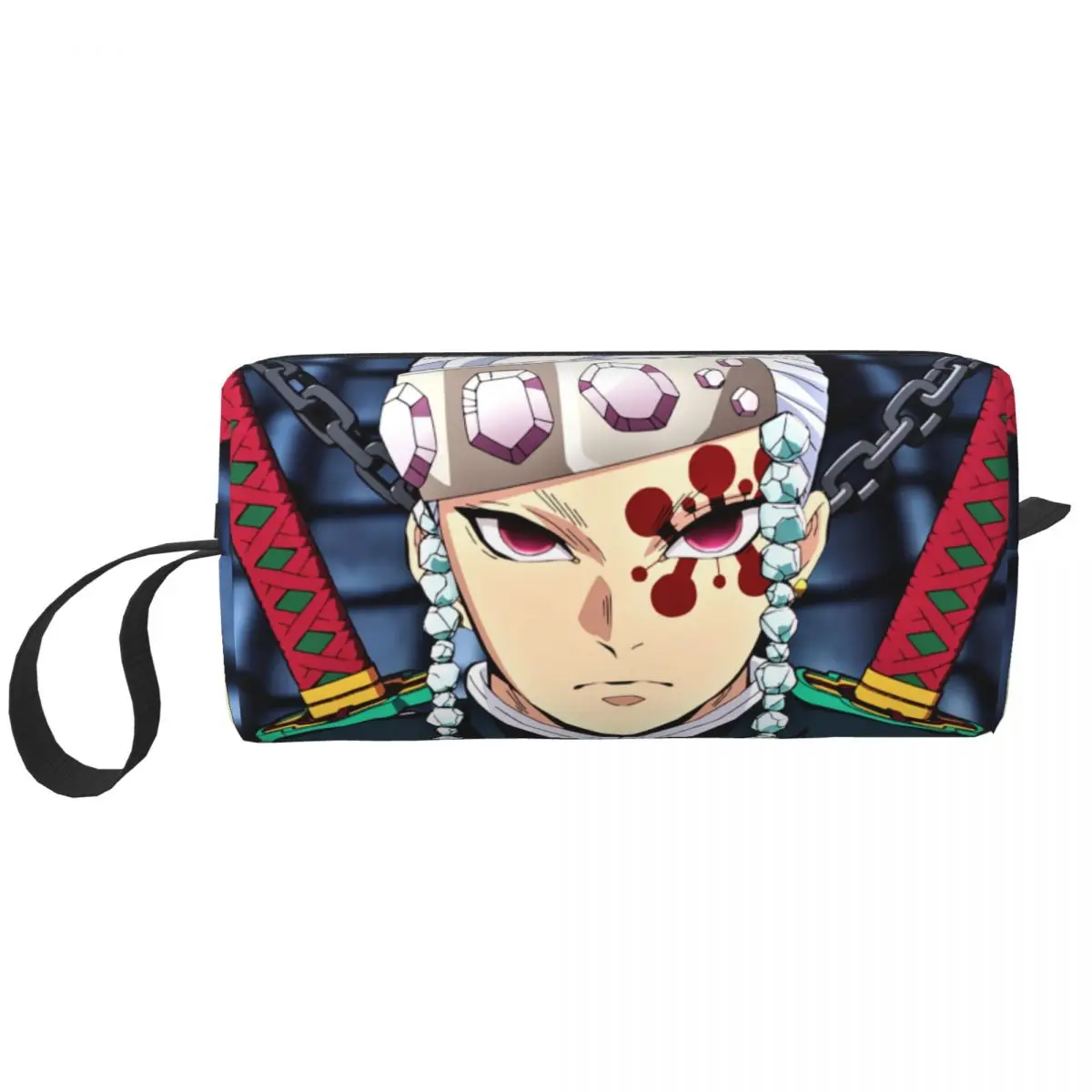 

Demon Slayer Tengen Anime Makeup Bag Pouch Cosmetic Bag for Men Women Kimetsu No Yaiba Toiletry Bags Dopp Kit