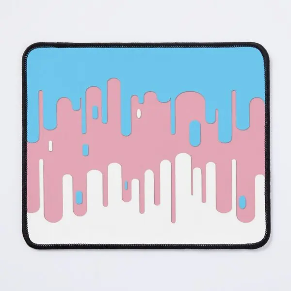 

Коврик для мыши с надписью «Trans Flag»