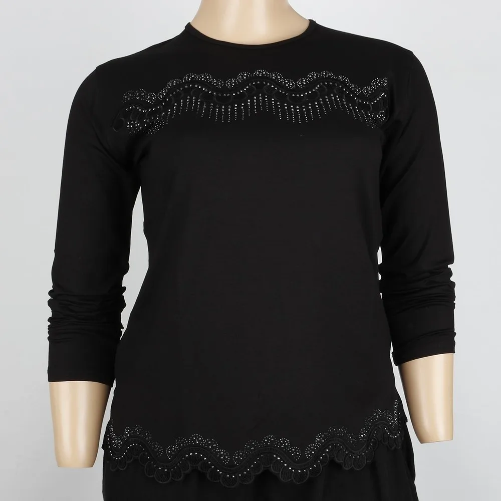 

Dorlie Bluz ululu, вискоза, чесаный 102, черный