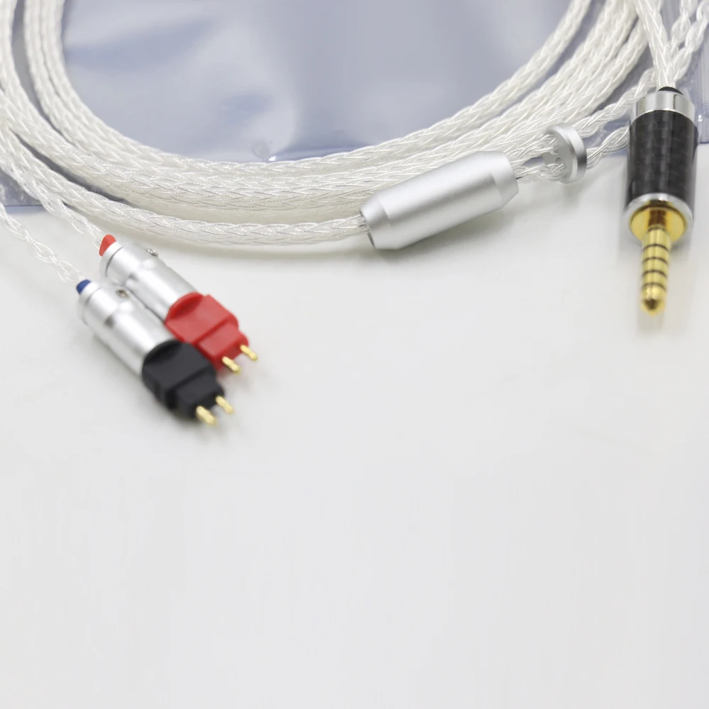 Монокристально-серебристый кабель для наушников SENNHEISER HD580 HD600 HD650 HD660S