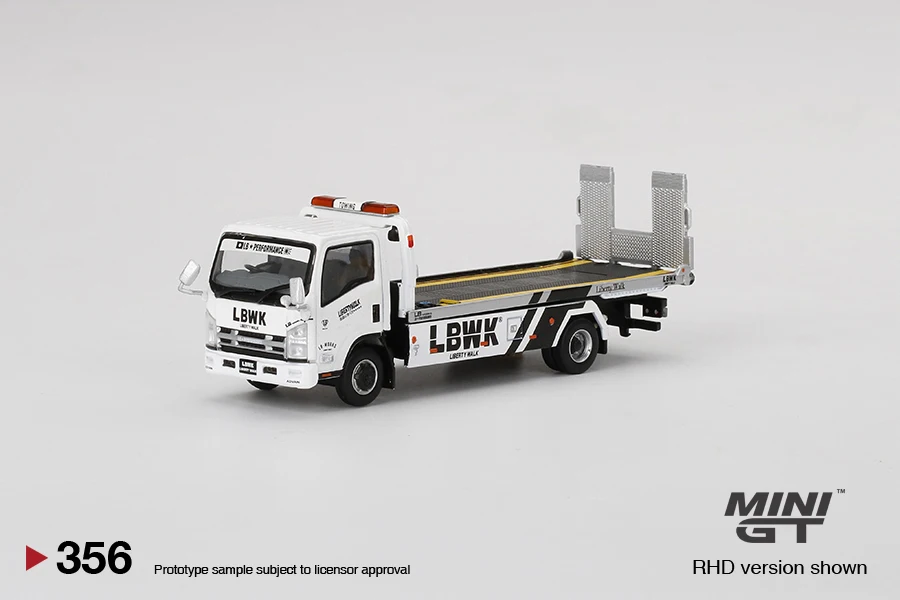 

MINIGT 1：64 Isuzu N-Series Vehicle Transporter LBWK White MGT00356-R RHD