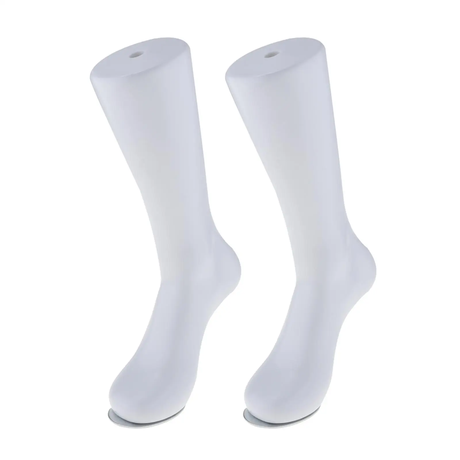 

2pcs Male Mannequin Foot Sox/Sock Display 36cm Male White