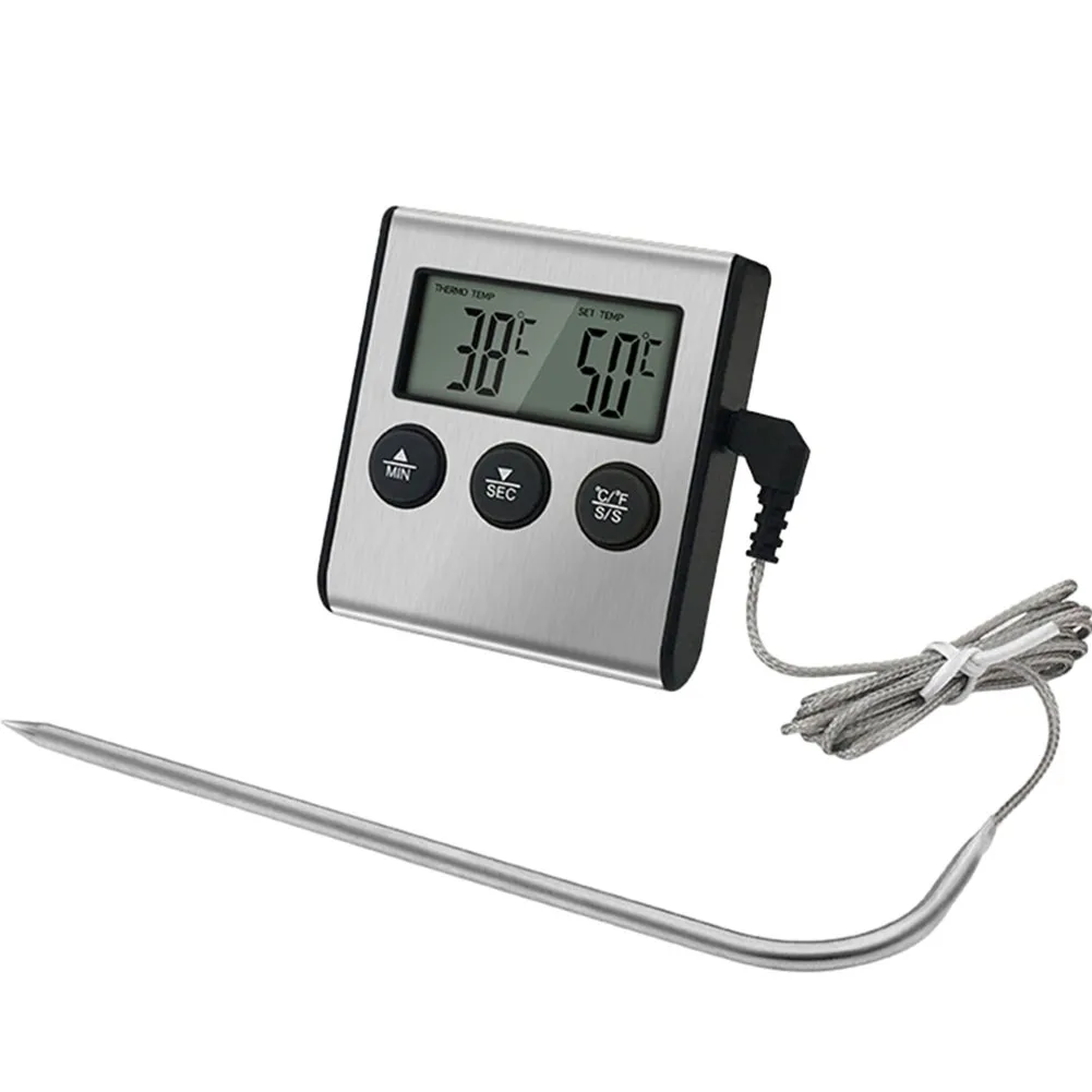 

Kitchen Thermometer Thermometer -50℃~300℃ BBQ Thermometer Barbecue Digital Electronic Food Thermometer Kitchen