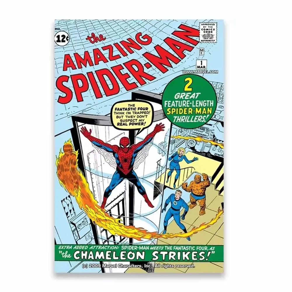 MINISO Классический Человек-Паук No Way Home Постер на холсте