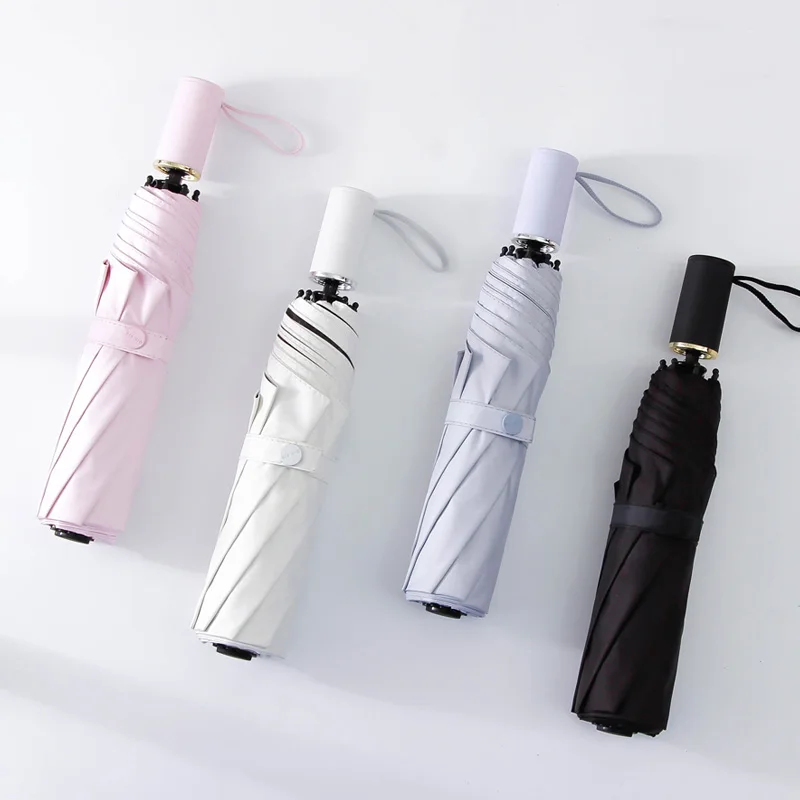

Windproof Ladies Umbrella Automatic Folding Umbrella Black Coating Cute Strong Wind Regenschirm Mini Umbrella Automatic New