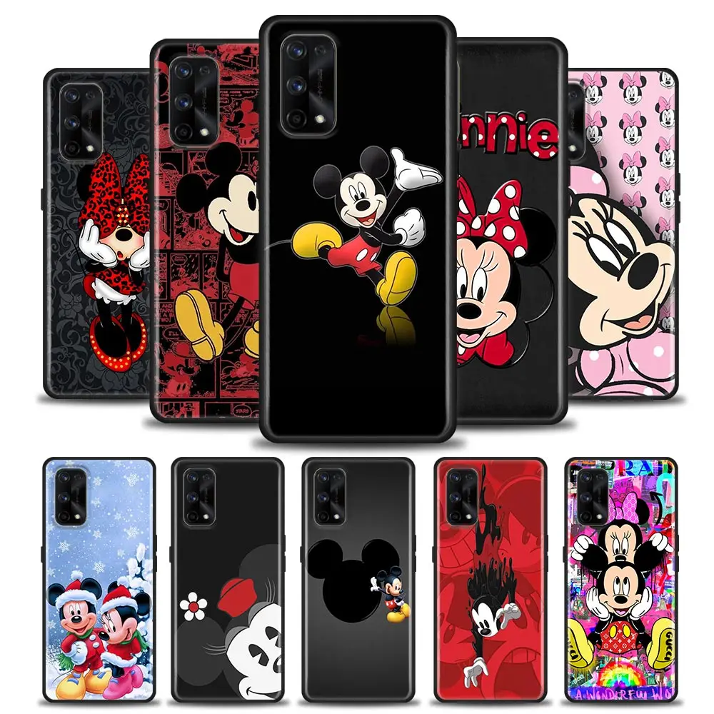 

Phone Case for Realme 5 6 7 7i 8 8i 9i 9 XT GT GT2 C17 Pro 5G SE Master Neo2 Soft Silicone Case Cover Cute Mickey Mouse Cartoon