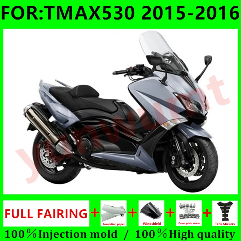 

Новый комплект обтекателей для мотоциклов ABS, подходит для TMAX530 TMAX T-MAX 530 2015 2016