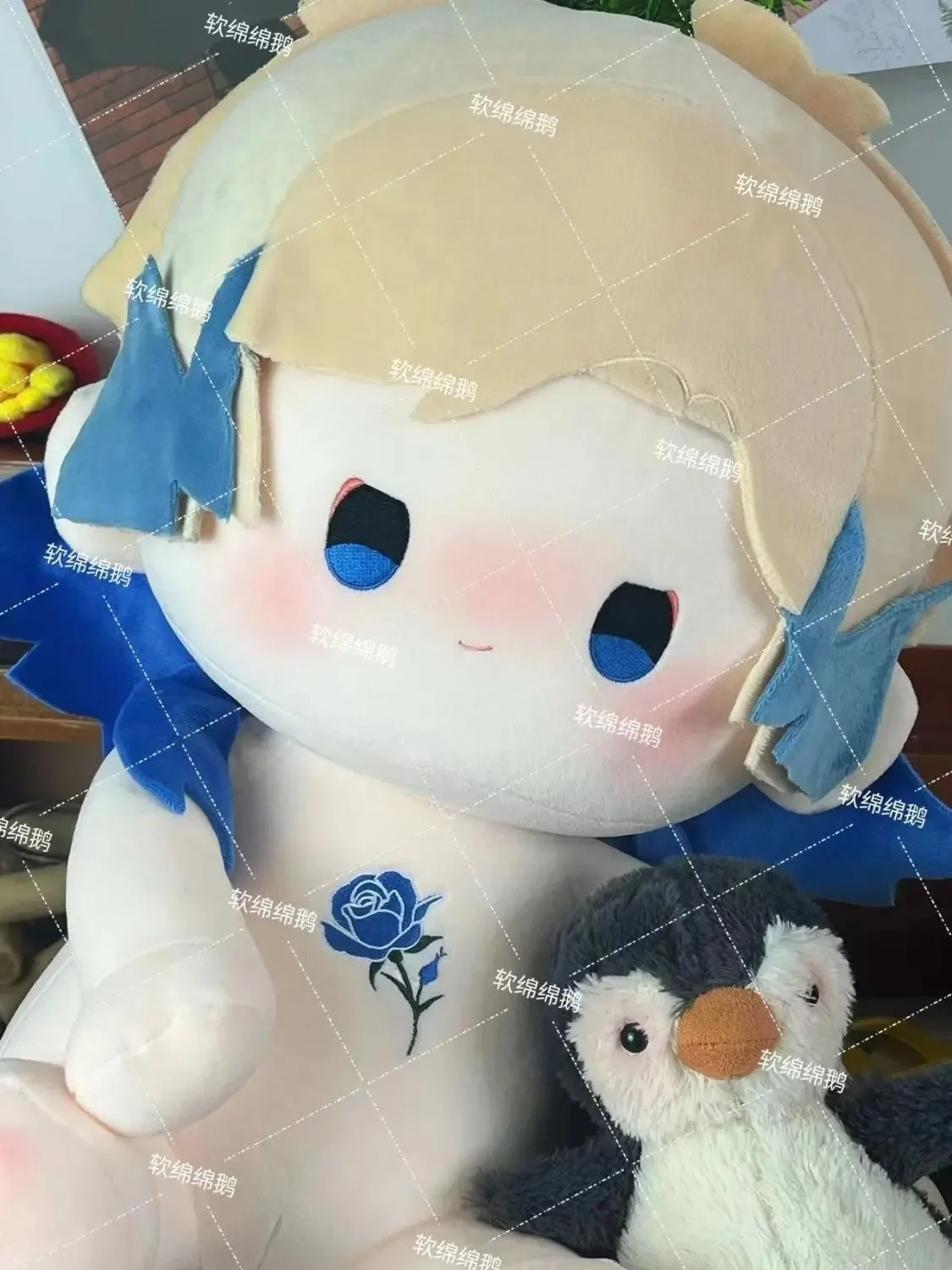 40 см аниме ролевые атрибуты Мишель Цезарь мальчик косплей мультфильм мягкое тело