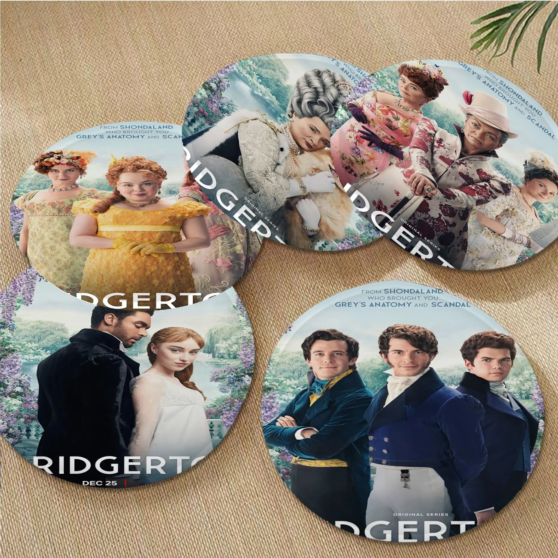 

Bridgerton Family Vintage Round Chair Mat Soft Pad Seat Cushion For Dining Patio Home Office Indoor Outdoor Sofa Decor Tatami