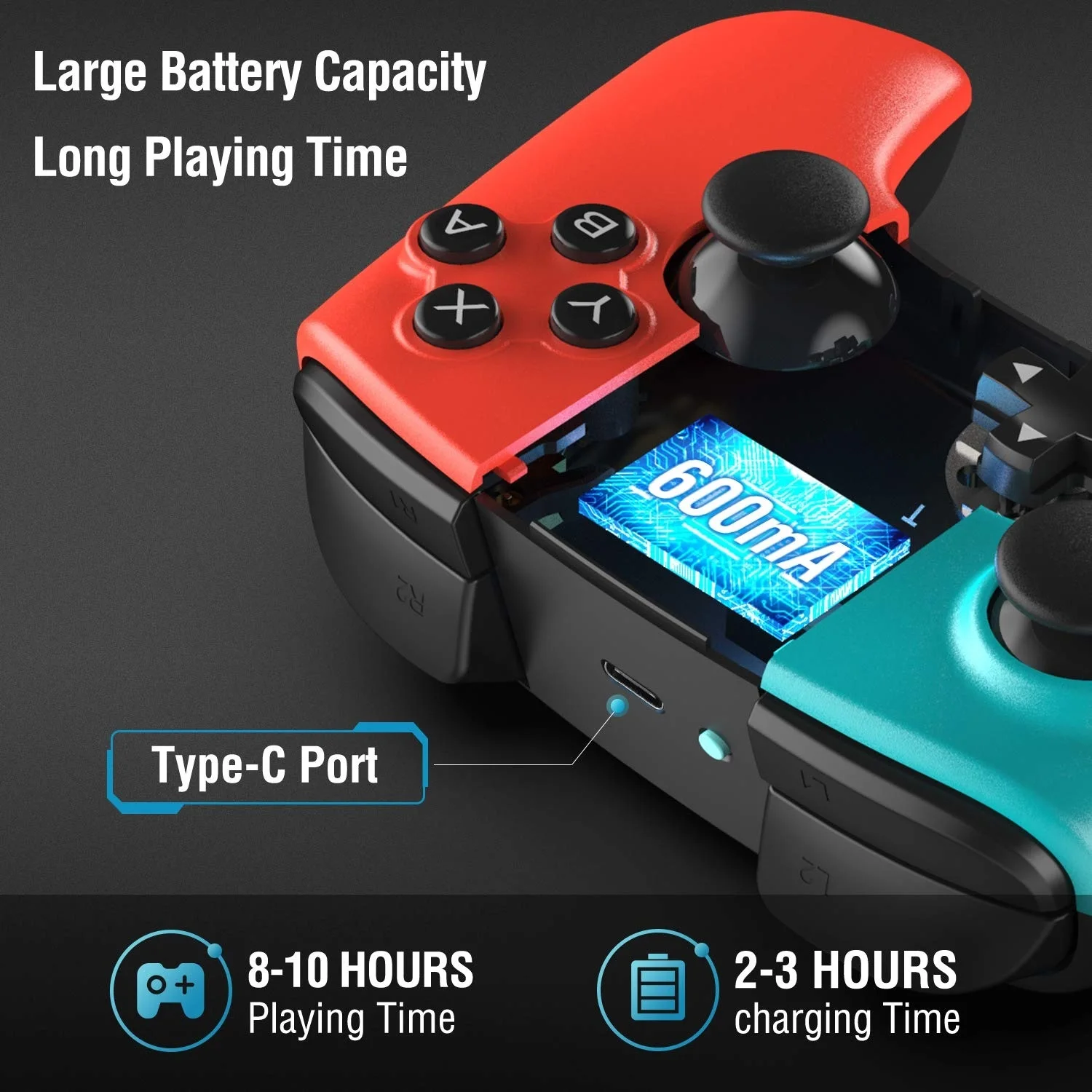 Контроллер для Nintendo Switch/Switch Lite беспроводной Профессиональный контроллер Switch с