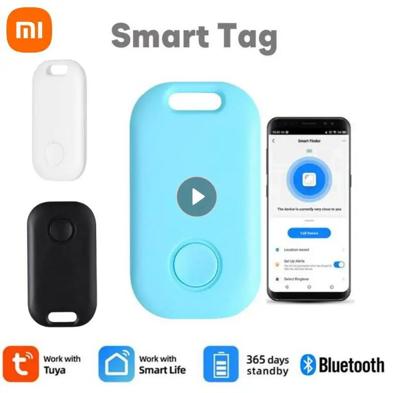 Xiaomi Smart Tag Anti-Lost Alarm Wireless Bluetooth Tracker Phone Stuff Two-way Search Suitcase Key Pet Finder Location Record