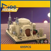 moc desert village building series mini house model building blocks slum brain game diy toys for children day birthday gift