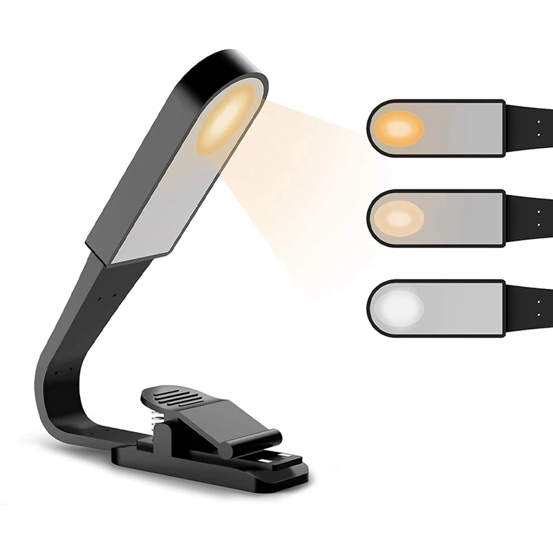 Акция! Ночник для чтения Book Light USB с контактным датчиком и гибким зажимом для использования в кровати.