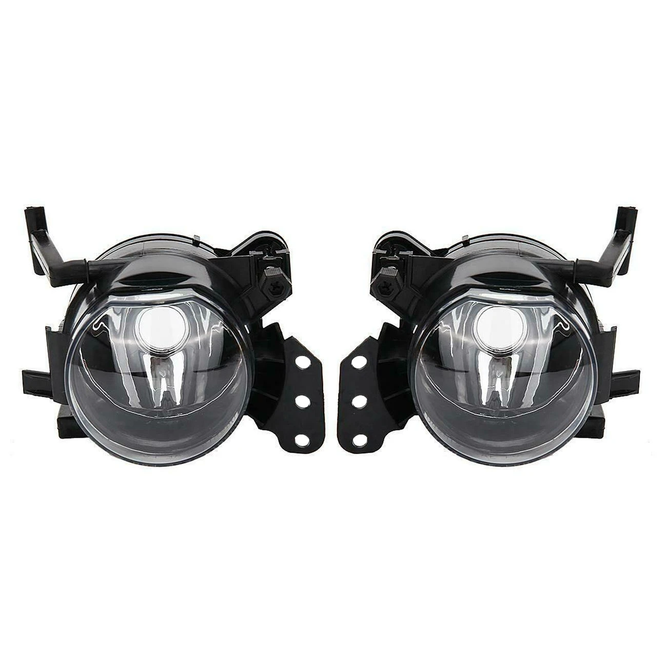 

Pair M Sport Package Front Bumper Fog Lights Shell Cover Without Bulb for -BMW E60 E90 E92 E93 M-Tech